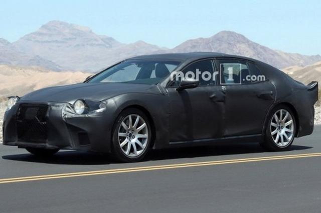 此前曝光的新一代LS谍照