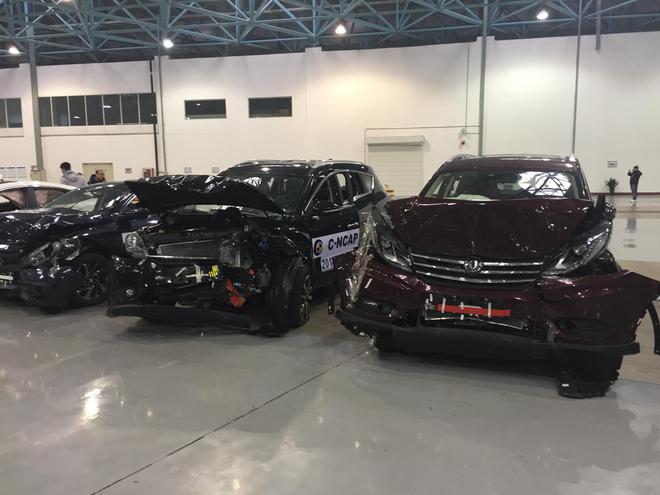 部分C-NCAP评价试验车辆