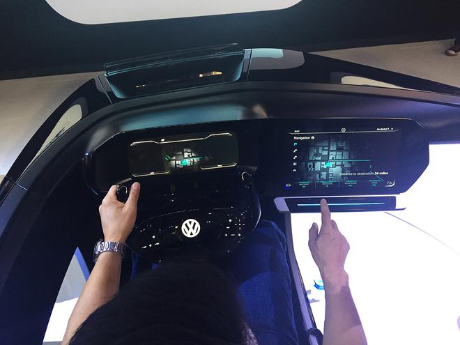 大众发数字座舱概念产品 展示视觉追踪技术