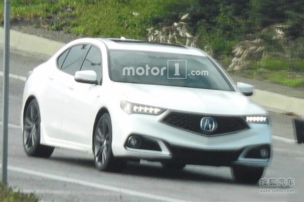 家族化外观设计 曝讴歌全新TLX海外谍照