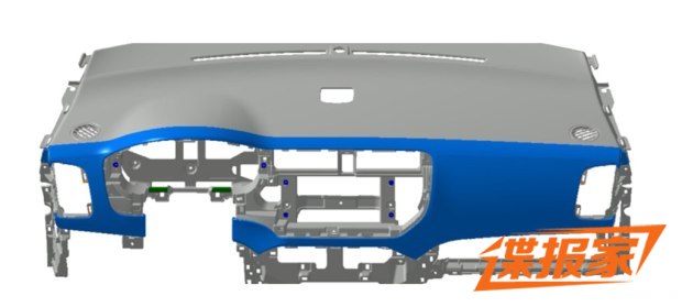 或2018年9月量产 起亚新K3内饰建模曝光