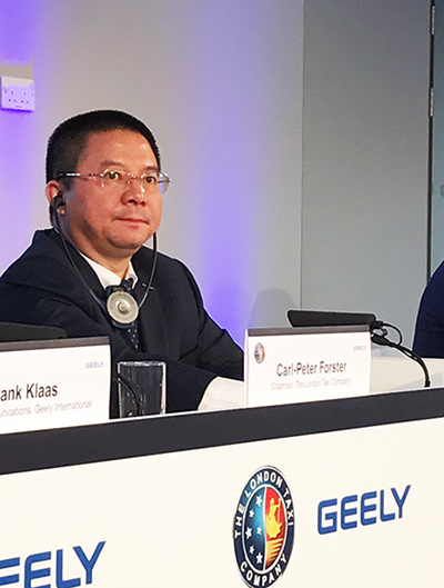 吉利控股集团副总裁兼吉利商用车公司总经理周建群