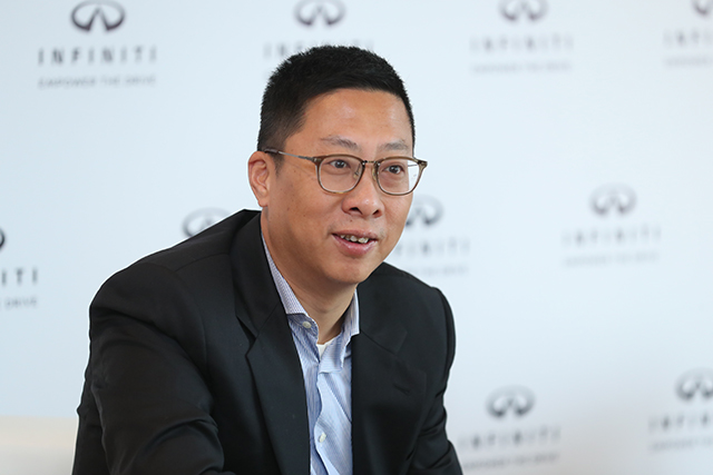 ▲东风英菲尼迪总经理陆逸