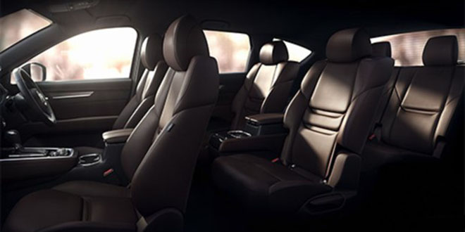 6座布局 马自达CX-8内饰预告图发布