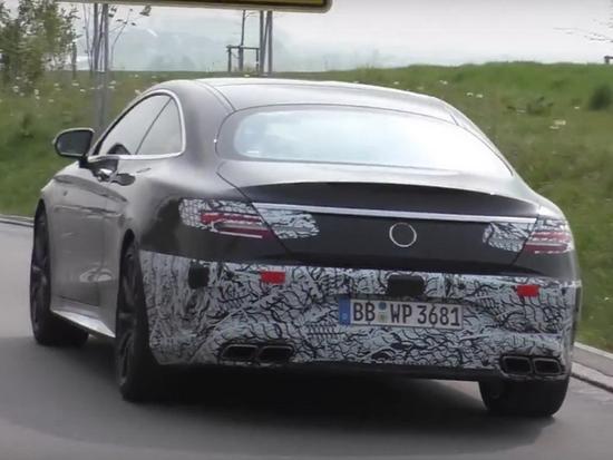 更加运动 中期改款AMG S 63 Coupe谍照