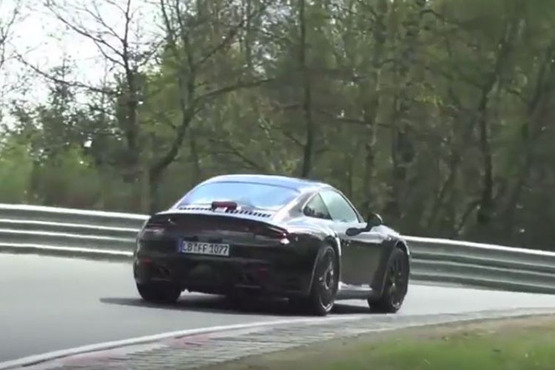 新款保时捷911谍照曝光 或明年初亮相