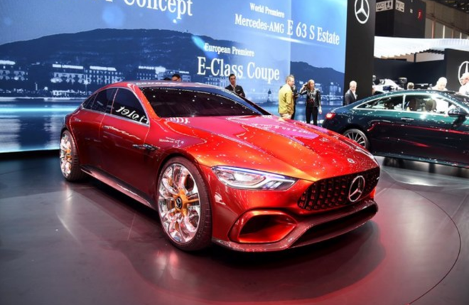 四门轿跑雏形 AMG GT概念车将国内亮相