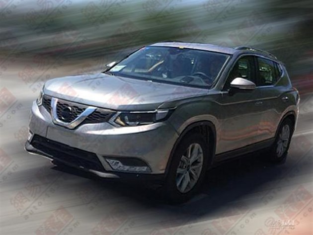 国产奥迪全新Q5借壳路试仍被认出 轴距加长