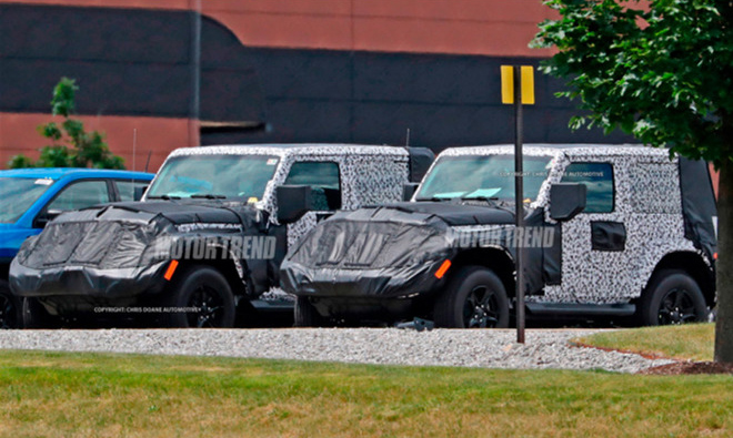 Jeep新牧马人双门版曝光 今年年底发布