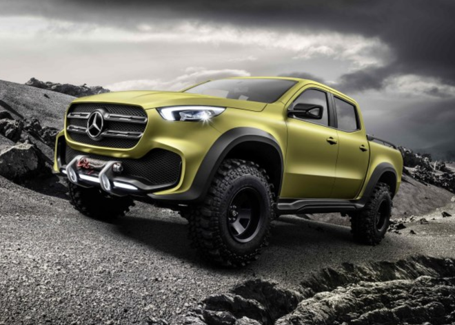 今年下半年推出 奔驰X级皮卡预告图