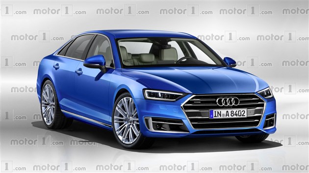 全新奥迪A8假想图曝光 7月11日发布