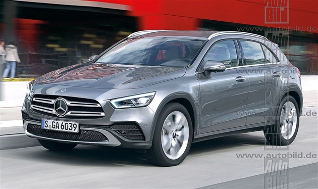 预计2018年亮相 再曝奔驰全新GLA假想图