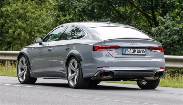 奥迪RS5 Sportback谍照曝光 2018年初发布