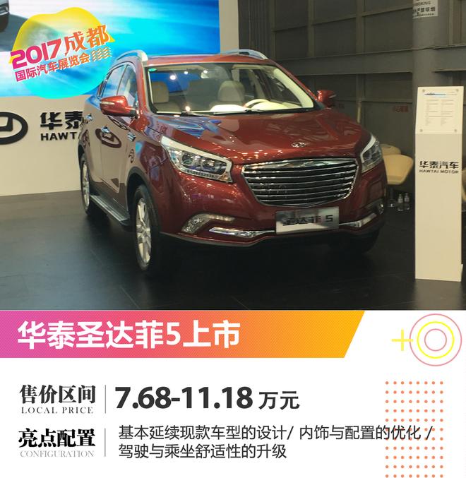 2017成都车展：圣达菲5上市/圣达菲7预售