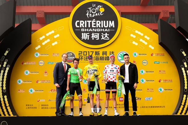 斯柯达将环法自行车赛带到上海