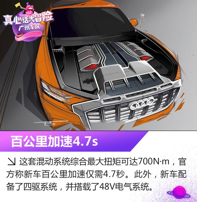 2017广州车展：奥迪Q8 Sport概念车解析