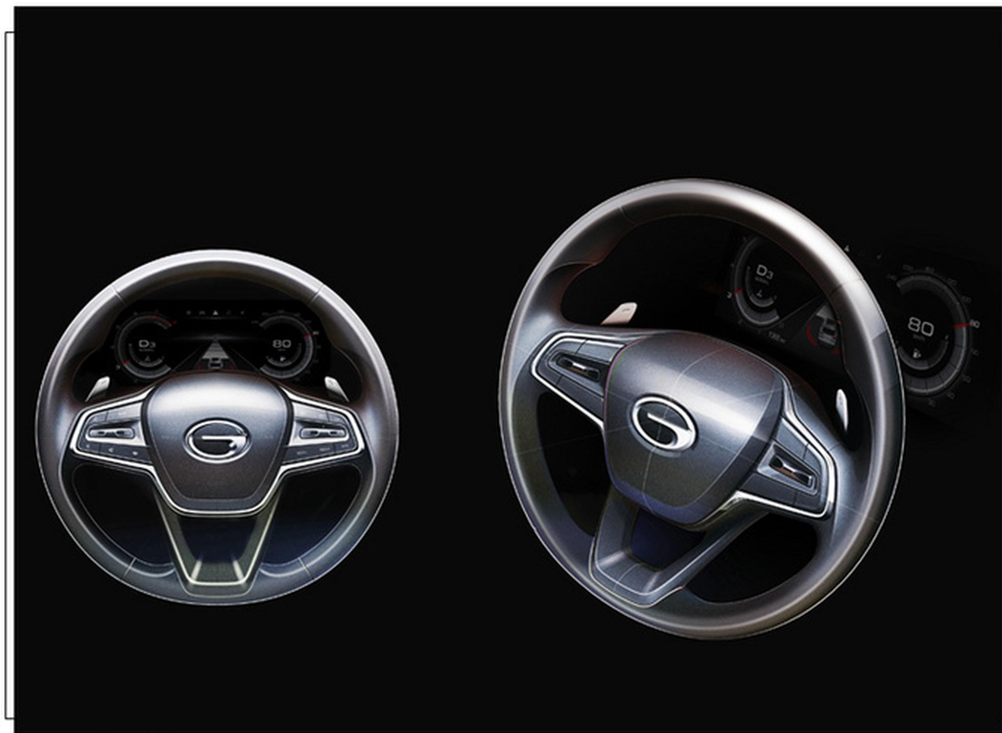 传祺GS4内饰曝光！配备双12.3英寸大屏