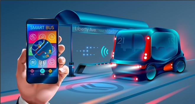 江苏首辆智能公交车路测