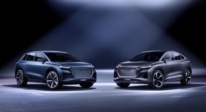 超500km续航/2021年量产 奥迪Q4 e-tron Sportback概念车全球首秀