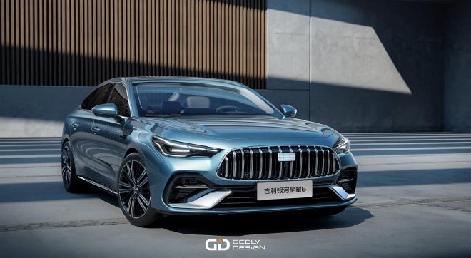 吉利银河星耀6官图首发 定位A+级电混家轿