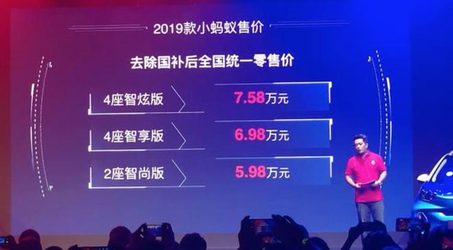 短途代步工具 2019款小蚂蚁5.98万元起售