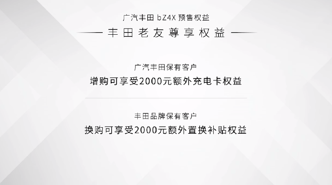 纯电续航615km 广汽丰田bZ4X预售22-30万元