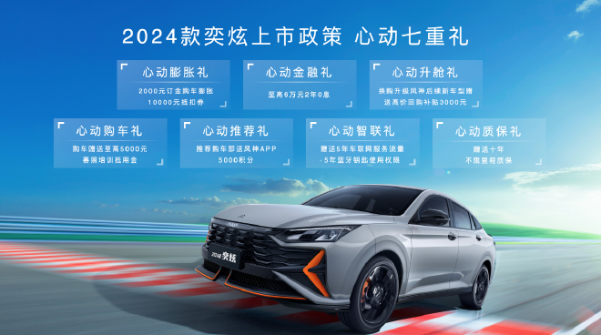 2024款东风风神奕炫正式上市 售价7.79万元起