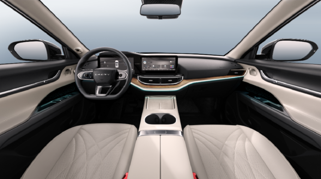 以家为源点 奇瑞新能源eQ7内饰官图