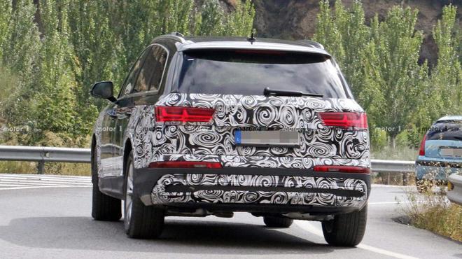 新款奥迪Q7谍照(图片来源网络)