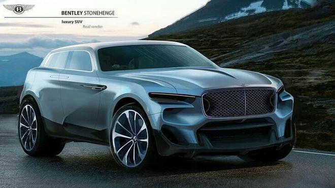 宾利全新旗舰SUV效果图曝光 或命名为Stonehenge