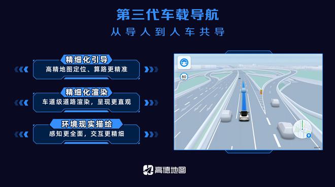 实现车道级导航 高德地图发布第三代车载导航