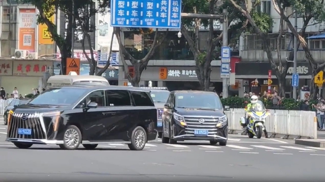 太抢镜了！ 国内外礼宾车的中国之光