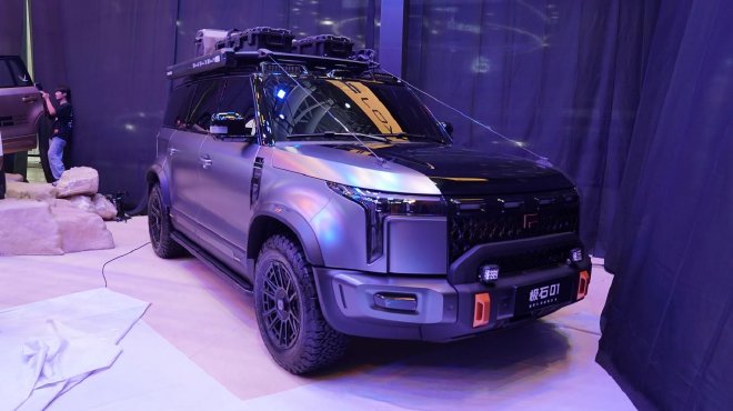 2024广州车展探馆：极石01猎鹰版