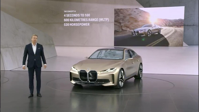 BMW i4发布 到2021年底宝马新能源车交付将达100万辆