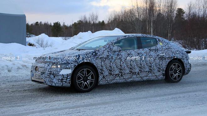 2023款奔驰EQE谍照曝光 2022年正式发布