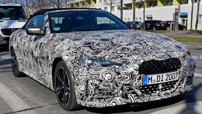 2021款宝马4系敞篷版谍照曝光 年内发布