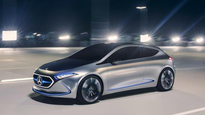 奔驰入门纯电动车EQA效果图曝光 2020年底发布