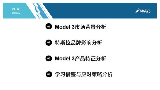 数说|如何应对新能源市场“搅局者”特斯拉Model 3？