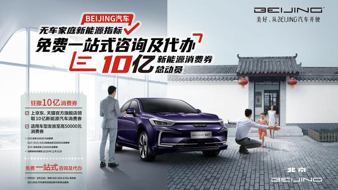 2020款BEIJING-EU5 BEIJING-X7交付并发放汽车消费券