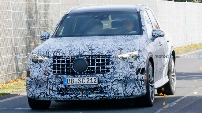 2023款梅赛德斯 AMG GLC 63最新谍照出炉 或与最新版C-Class AMG共享动力系统