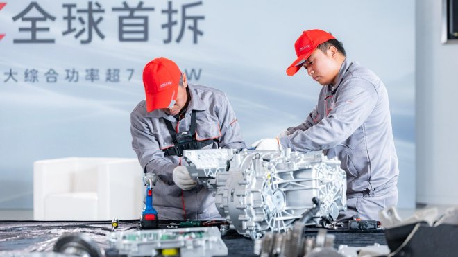 底盘/电池/动力大揭秘 长城汽车Hi4-Z全球首拆