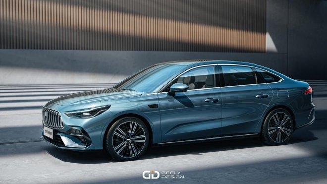 吉利银河星耀6官图首发 定位A+级电混家轿