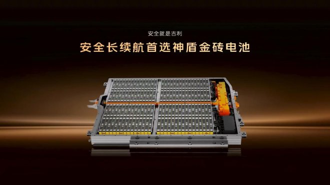 首搭神盾金砖电池 吉利银河M7技术首秀