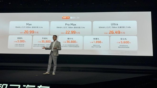 全新一代智己LS6 20.99万起开启预售