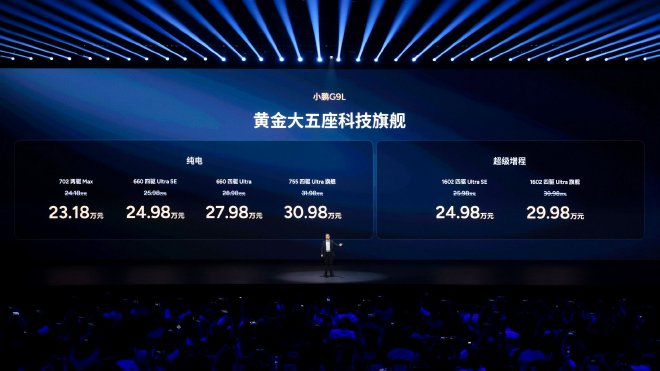 限时23.18万元起 小鹏G9L正式上市