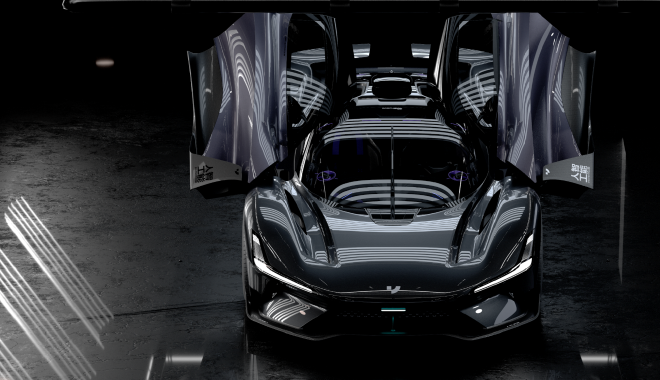 2024广州车展：极越AI智驾超跑ROBO X全球首发