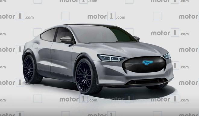 福特全新纯电动SUV假想图曝光 2021年发布