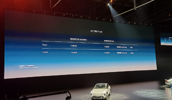 蔚来EC7正式上市 售48.80-57.80万元
