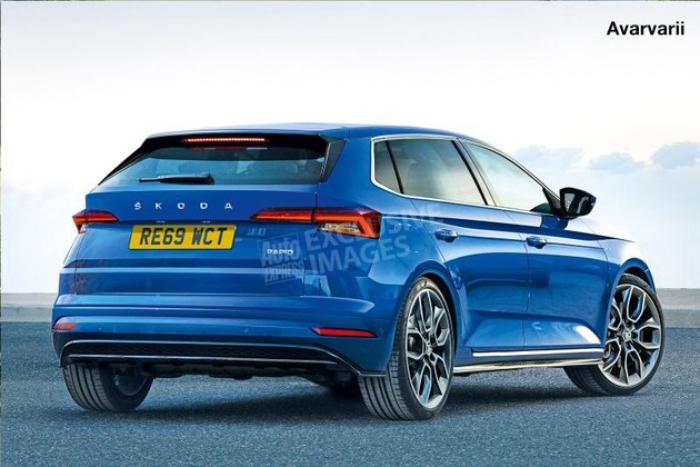 斯柯达Rapid假想图（图片来源网络）