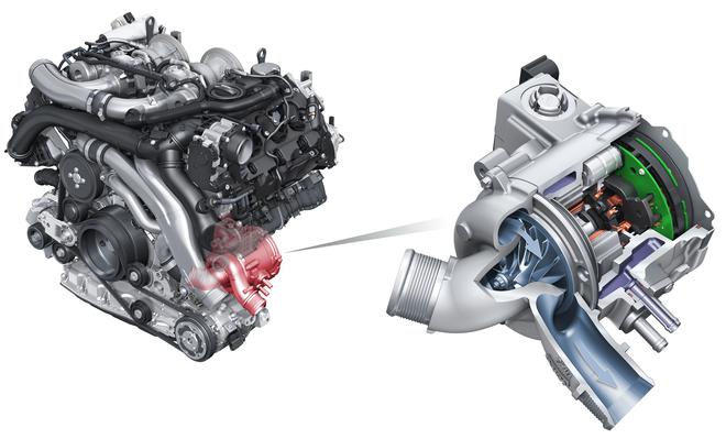 奥迪V6发动机搭载电动压缩机新技术 消除涡轮增压滞后